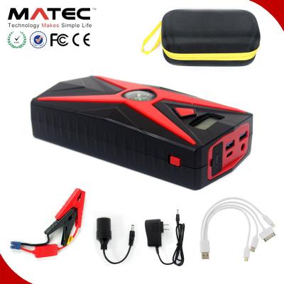 China 16800mAh 20000mAh 24000mAh 12V 24V Portable Car Jump Starter Power Bank For 6.0L Diesel Vehicles With LCD Car Booster 165x79x40mm for sale