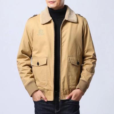 China Other Men's Clothing Autumn And Winter New Coat Plush Jacket Short Cotton Loose Machining Men's Jackets for sale