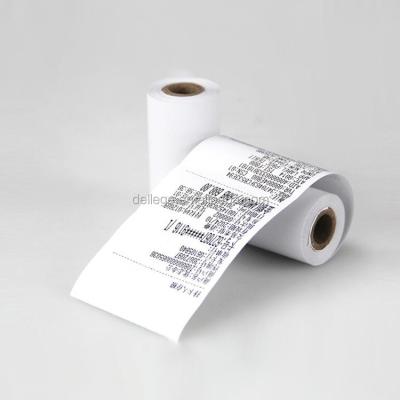 China 100% High Quality Customized Adhesive Wood Pulp Thermal Paper Roll Manufacturer for sale