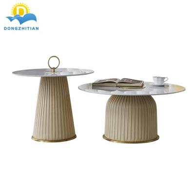 China Customized Modern Round Side Table Furniture Living Room Table Decoration Exquisite Home Side Coffee Table New Design for sale