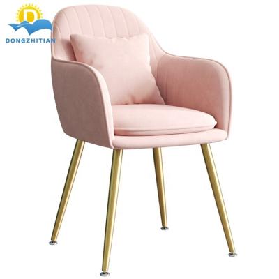 China (Other)Adjustable Modern Fabric Dining Chair Wedding Banquet Luxury Dining Chairs Stainless Steel Leg European Furniture for sale