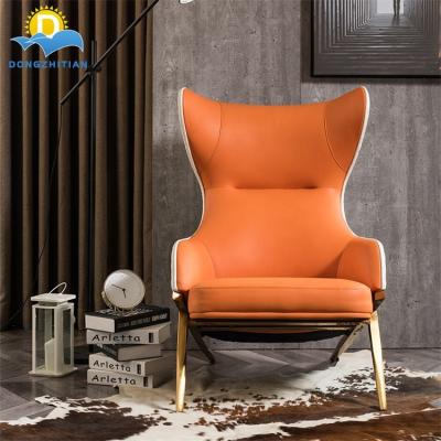 China (Other) adjustable bar Nap Lazy Sofa Recliner Modern Sofa Genuine Leather Single Leisure creative simple sofa for sale