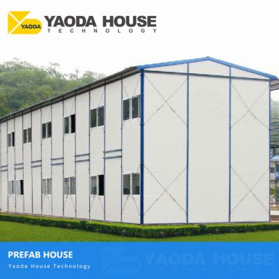 China Low cost hotel prefab house and prefab wall panels apartment building flatpack ready house for sale