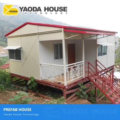 China Modern 1 One Bedroom Cheap Price Flat Pack Hotel Yaoda Modern Small Modular Home Mobile Prefab Modular Homes Small Sandwich Panel Homes for sale