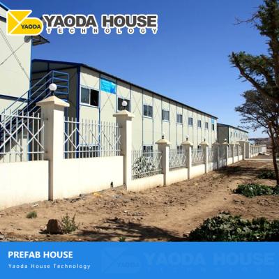 China China Industrial Two Storey Sandwich Panel House Steel Structure Living Prefab Labor Camp for sale