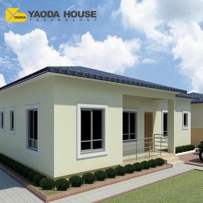 China Hotel Recycling Single Material Prefab House Stylish Prefab Steel Structure Sandwich Villa for sale