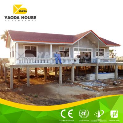 China Hotel Yaoda Concrete Panel Housing Building Container Modular Homes Fast Luxury Prefab House for sale