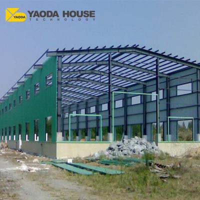 China Low Cost Metal Structure Steel Frame Building Light Steel Frame Construction Industrial Building for sale