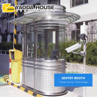 China Transporable Kiosk Prefab Portable Security Guard Room for sale