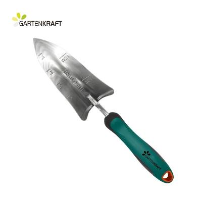 China GARTENKRAFT GT004 Stainless Steel Garden Tools Stainless Steel Head TPR+PP Handle Grafting Trowel For Garden for sale