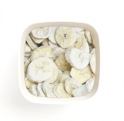 China Freeze Dried Banana Slice FD Banana Chips FD Banana Crispy Dice for sale