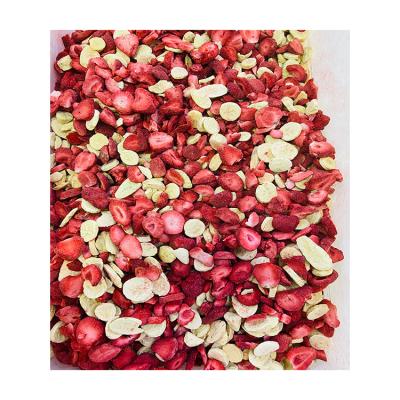 China FD STRAWBERRY Banana Crispy Chips Freeze Dried Mixed Fruit FD Banana Slice for sale