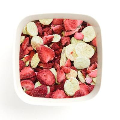 China FD Crispy Mixed Banana Strawberry Freeze Dried Strawberry Slice Banana Slice for sale