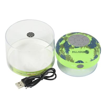 China Wireless Portable Waterproof Bathroom Speaker Cup Suction Cup Professional Car Audio Wireless Speaker for sale