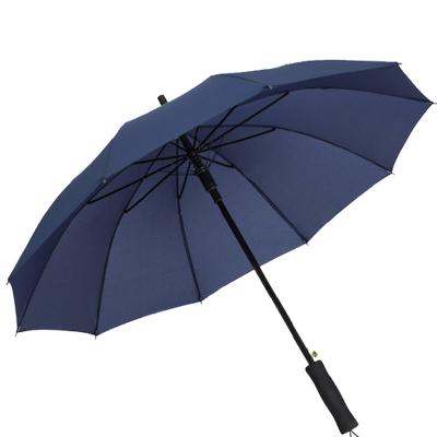 China Vintage High-New Design Fomay Black Straight Handle 14mm Patio Golf Fashion Umbrella for sale