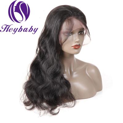 China Brazilian Body Wave Human Hair Full Lace Wig With Baby Hair, Wigs Black Ombre, Natural Color Wig for sale