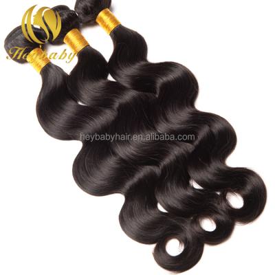 China Popular 8-30inch Wave Body Wave Hair Bundles 100% Grade 10A Silky Straight Brazilian Natural Black Hair Bundles Hair Bundles for sale