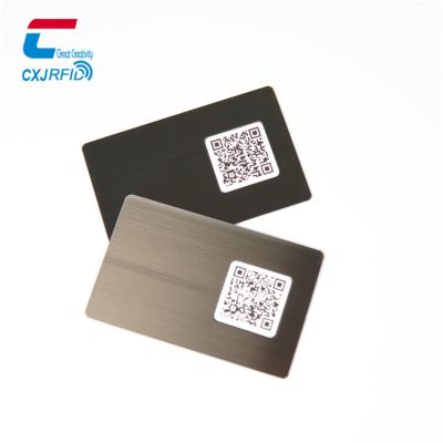 China Waterproof/Waterproof Metal IC Smart RFID Identification Chip Stainless Steel NFC Contactless Card for sale