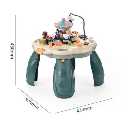 China Amusement park table building children assembling toys multifunctional boys and girls DIY game table product 43*43*46CM 1 for sale