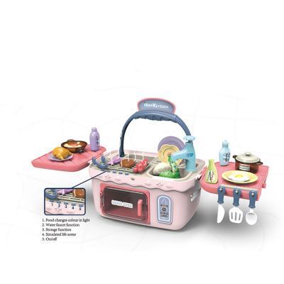 China Pretend Play Toy Set Children's House Kitchen Funny Toy BBQ Toy Picnic Food Set for sale