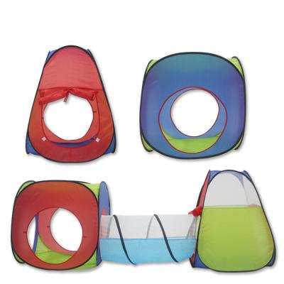 China Sports Play 3 in-1 Toy Tents For Kids Portable Pop Up Outdoor Baby Play House Toys for sale