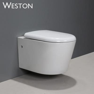 China Economy Hidden Wall Hung Toilet Home Lavatory Bathroom Vortex Tank New for sale