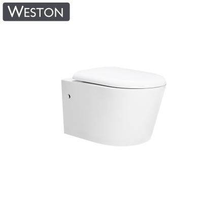 China Concealed Cistern Factory Supply CE Certificates Ceramic Wall Hanging Toilets Hotel for sale