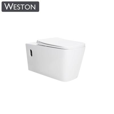 China Hidden Cistern Wholesale OEM Rectangle Square Design Hidden Cistern Toilet Bathroom for sale