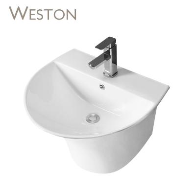 China Factory Price Modern Whole Sales Ceramic Basin Wall-Hung Washroom for sale