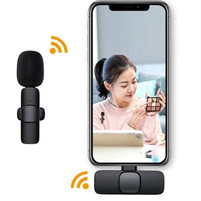 China Qiyu Wireless Video 3 Live Show Interview Vlog Interview Microphone Shorts in 1 Clip Mini Wireless Lavalier Microphone 2.4g Collar for sale