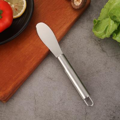 China Eco-Friendly Amazon Hot Sale Kitchen Accessories Cheese Dessert Knives Stainless Steel Sandwich Bread Jam Spatula Butter Knife for sale