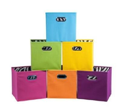 China Waterproof Chinese Cheap Cardboard Folding Household Goods Nonwoven Container Storage Box for sale