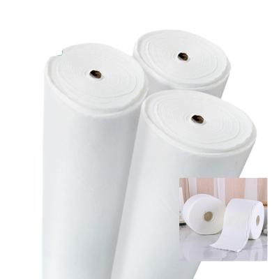 China PP Water Fusible Spunlace Disposable Viscous Nonwoven Absorbent Nonwoven Fabric Roll Spun Lace For Household Towels Beam Materials for sale