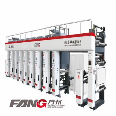 China Multicolor Paper PVC PET Printer BOPP PP Rotogravure Printing Machine for sale