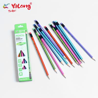 China office & School Pencil YL191361 Custom Logo Wooden Pencil For Office Premium Quality HB Pencil And School for sale