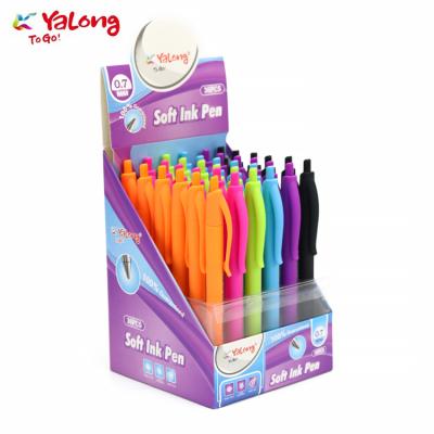 China Yalong Pens OEM Customs Office and School Customs Business Gift Blank Ballpoint Pen Smooth Wholesale for sale