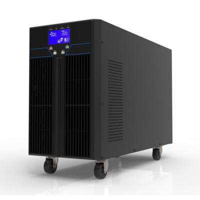 China Ups 10kva 220v 220V 230V 240V Single Phase Smart Mini UPS Online High Frequency 10kva 220v Ups For Computer for sale