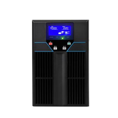 China 2000va ups computer form rack battery 2KV 1500W 112V 5V DC output UPS power supply ststem power plant ups for sale