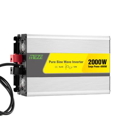 China Inverter With Charger 1kw 1000watt 12V 24V DC To AC 220V LCD Display Screen Solar Pure Sine Wave Power Inverter With Charger for sale