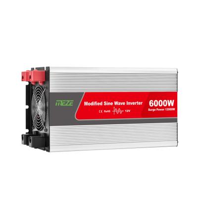 China Inverter 110v 6000w car power inverter 12v dc to dc 5v to ac 110v fast charger USB ports converter 24v dc modified sine wave inverter for sale