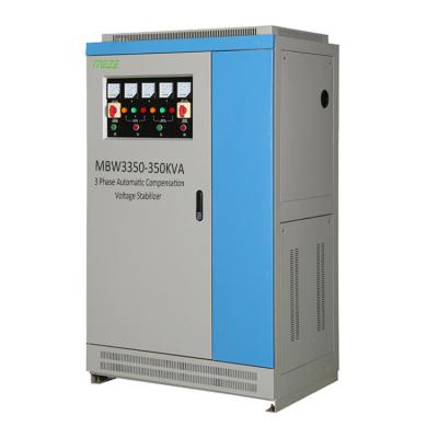 China SVC High Power Factor 100kva 200kva 300kva 350kva 500kva 3 Phase 220v AC Efficiency Automatic Voltage Stabilizer for sale