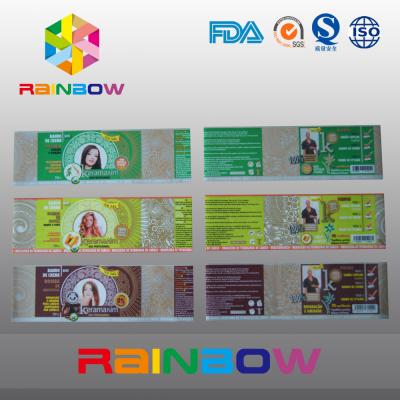 China Custom Waterproof Printed PVC / PET Heat Shrink Sleeve Labels / Plastic Bottle Label for sale