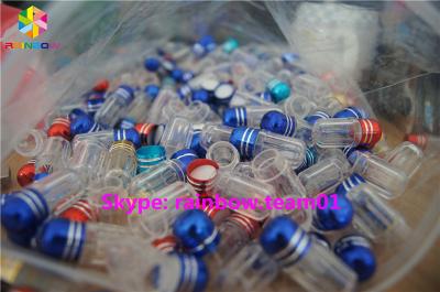 China SGS Paper Box Packaging Clear Plastic Sex Pill Bottle , Custom Service Provided for sale