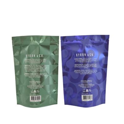 China Matte Oem Custom Printed Bath Salts Packaging Zip Lock Bath Salt Body Scrub Standing Pouch Packaging Bags Stand Up Bags for sale