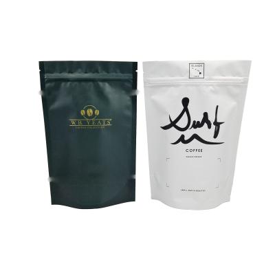 China Matte/Glossy Custom Printed Stand Up Plastic Food Grade Packaging Pouch For Coffee Bean Powder for sale