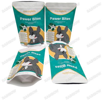 China Food Grade Pet Snack Bags Matt Finish Bags for Your Pets Food for sale