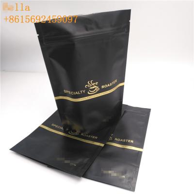 China Laminated Material Plastic Pouches Packaging , Stand Up Zipper Pouch With One - Way Valve for sale