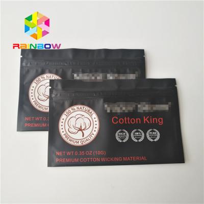 China Levántese los bolsos del sello de la cremallera para los cojines de algodón redondos de la belleza del maquillaje facial Fr-20181019-2 en venta