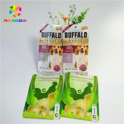 China Glossy Finish Stand Up k Bags Three Sided Sealed Window Fleixble Packaging for sale