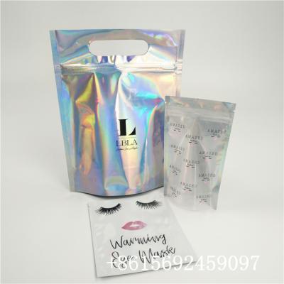 China Moistureproof Foil Pouch Packaging Stand Up Zipper Top Customized Size With Handle for sale